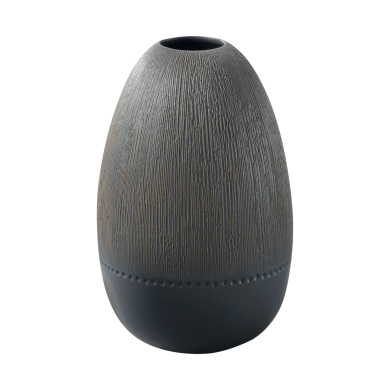 Vaso Mascagni Casa in ceramica grigio scuro 22,5x35,5 cm