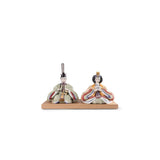 Statuine Hina Dolls Lladrò in porcellana decorata 25x41 cm