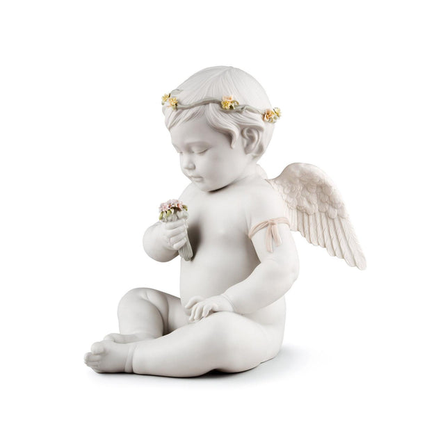 Angioletto Cherubino Lladrò in porcellana da parete 32x32 cm
