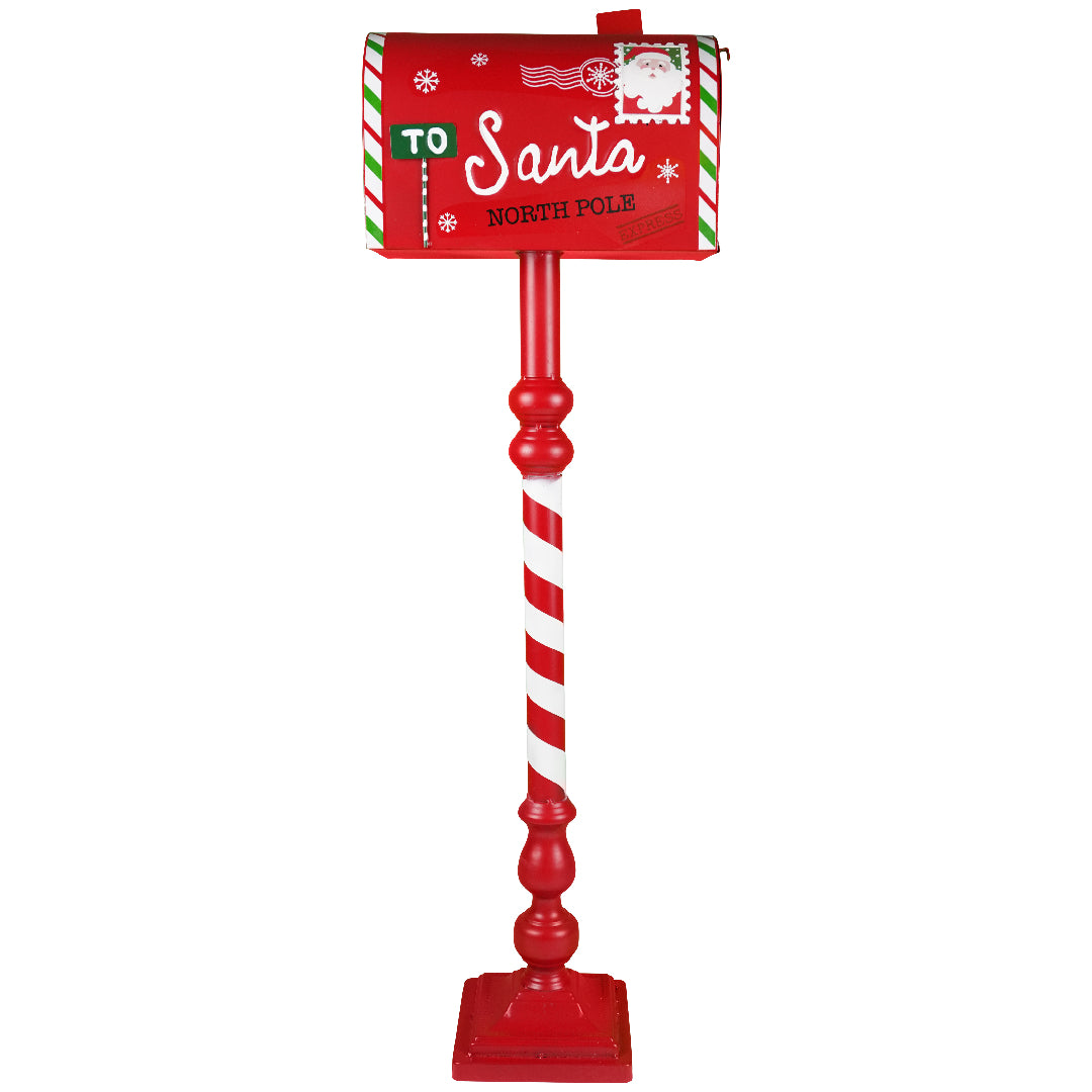 Buca delle lettere Babbo Natale Timstor in metallo alta 100 cm