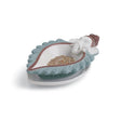 Statuetta Ganesha Diya Lladrò in porcellana decorata 4x15 cm