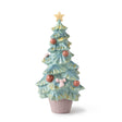 Albero di Natale Lladrò in porcellana bianca 14x7 cm