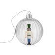 Pallina di Natale Schiaccianoci Ichendorf in vetro borosilicato 12 cm