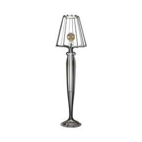 Lampada da terra Minerva Arti e Mestieri in metallo color fango