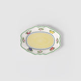 Vassoio ovale French Garden Villeroy & Boch in porcellana decorata 37 cm
