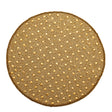 Tovaglietta rotonda Palais Royal in tessuto con ricami oro 35 cm