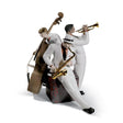 Scultura Trio di Jazz Lladrò in porcellana lucida 35x30 cm