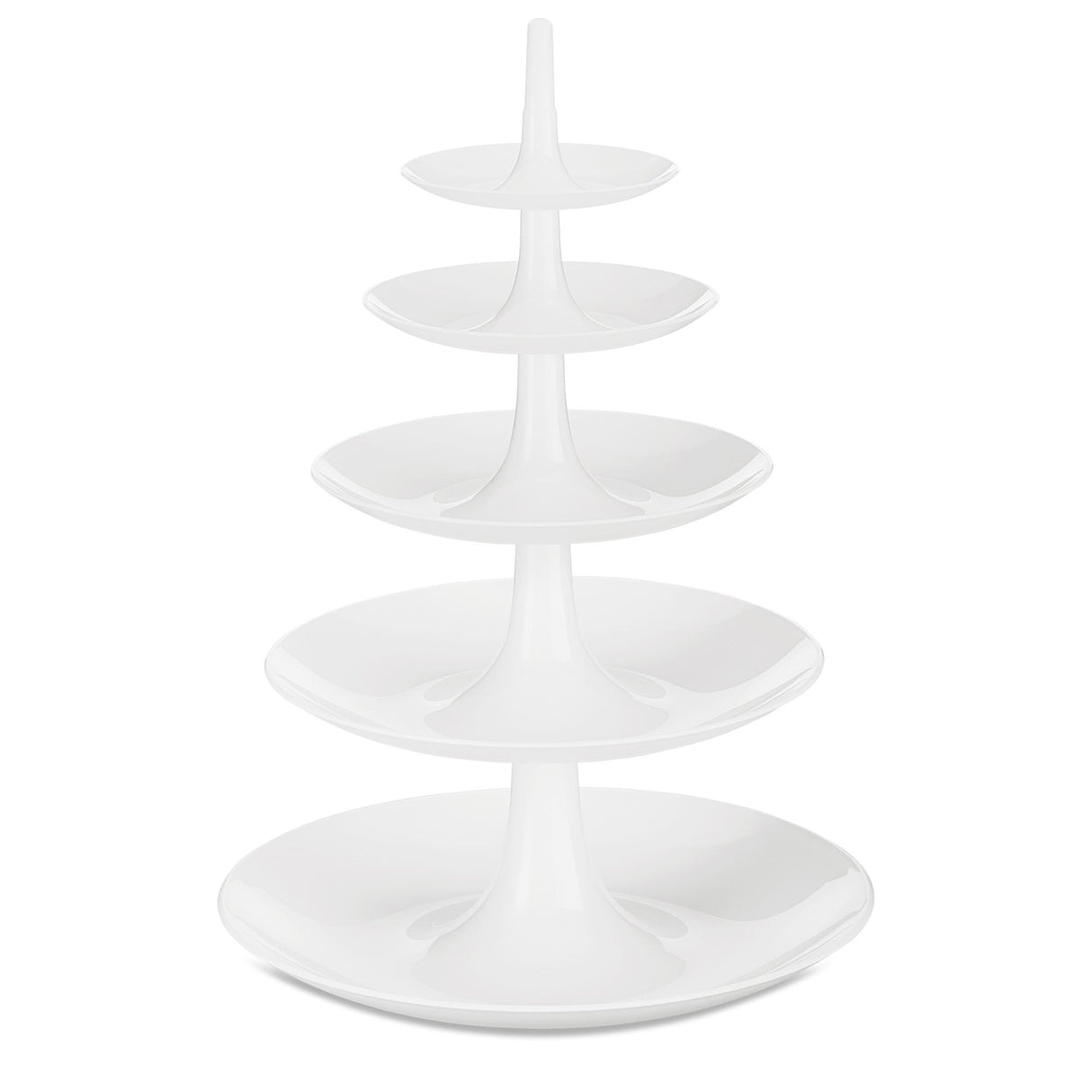 Alzata Babell Big Koziol in materiale organico bianco 53 cm