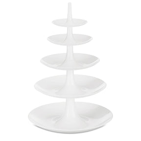 Alzata Babell Big Koziol in materiale organico bianco 53 cm