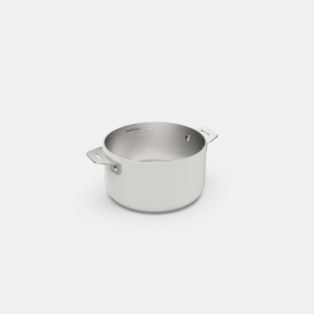 Casseruola La Meravigliosa Cookut in acciaio inox bianca 16 cm