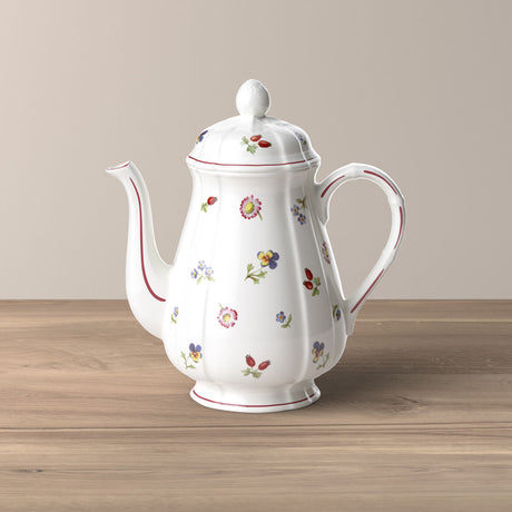Caffettiera Petite Fleur Villeroy & Boch in porcellana decoro floreale 1250 ml