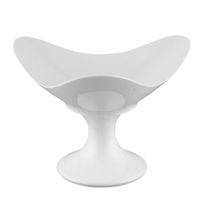 Alzata con piede Rosenthal in porcellana bianca collezione Free Spirit 32 cm