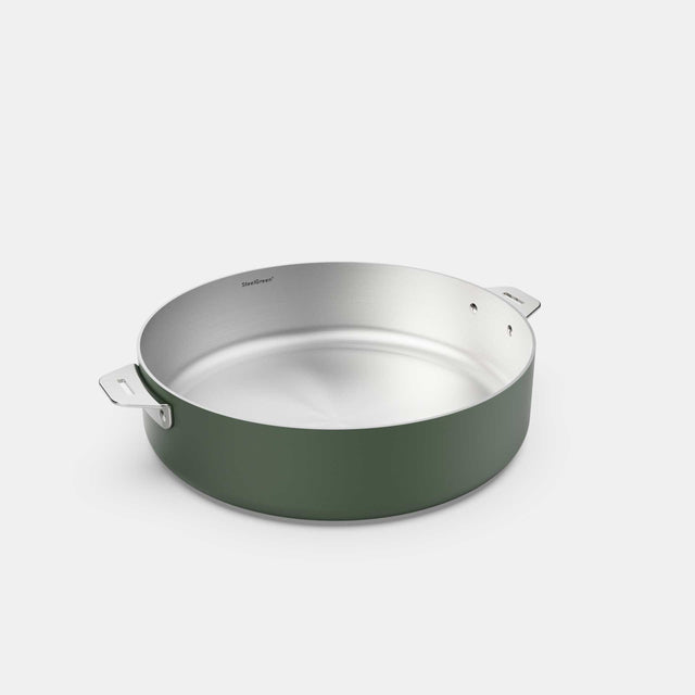 Padella alta La Meravigliosa Cookut in acciaio inox verde 28 cm