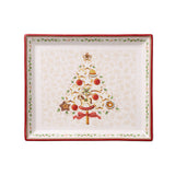 Piatto pasticcini Winter Bakery Delight Villeroy & Boch in porcellana 27x22 cm