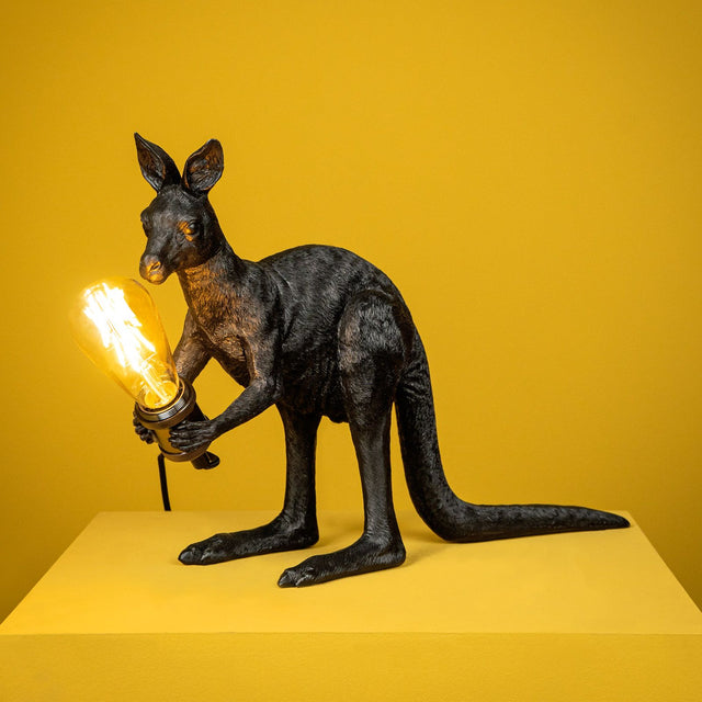 Lampada da tavolo Canguro Werns in poliresina 51x35 cm