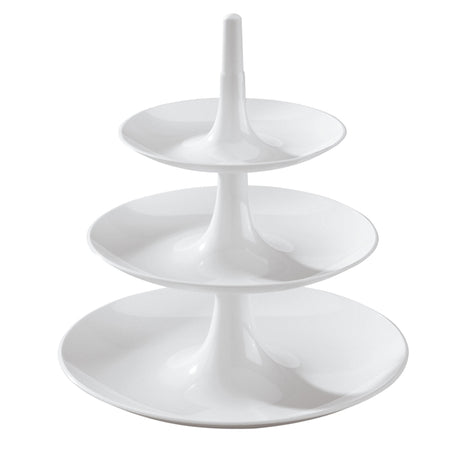 Alzata 3 ripiani Babell L Koziol in materiale termoplastico bianco 34 cm