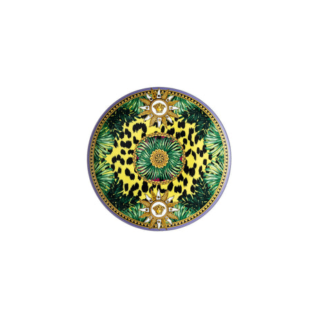 Piattino Jungle Animalier Versace in porcellana decoro 17 cm