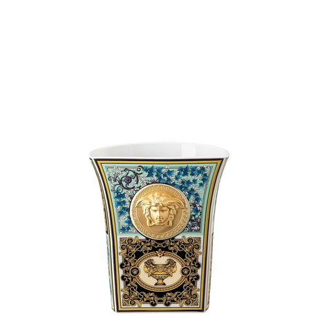 Vaso Barocco Mosaic Versace in porcellana decorata 18 cm