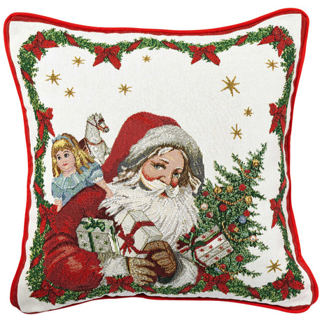 Cuscino natalizio Villeroy & Boch in tessuto gobelin 45x45 cm