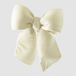 Fiocco natalizio EDG in velluto bianco panna 40x48 cm