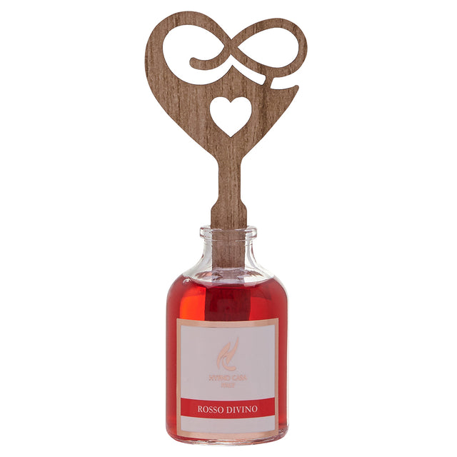 Diffusore a bastoncini Hypno Casa sagoma a cuore in cellulosa 50 ml