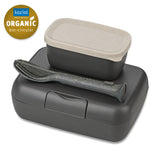 Set portapranzo Candy Ready Koziol in termoplastico grigio 19x14 cm