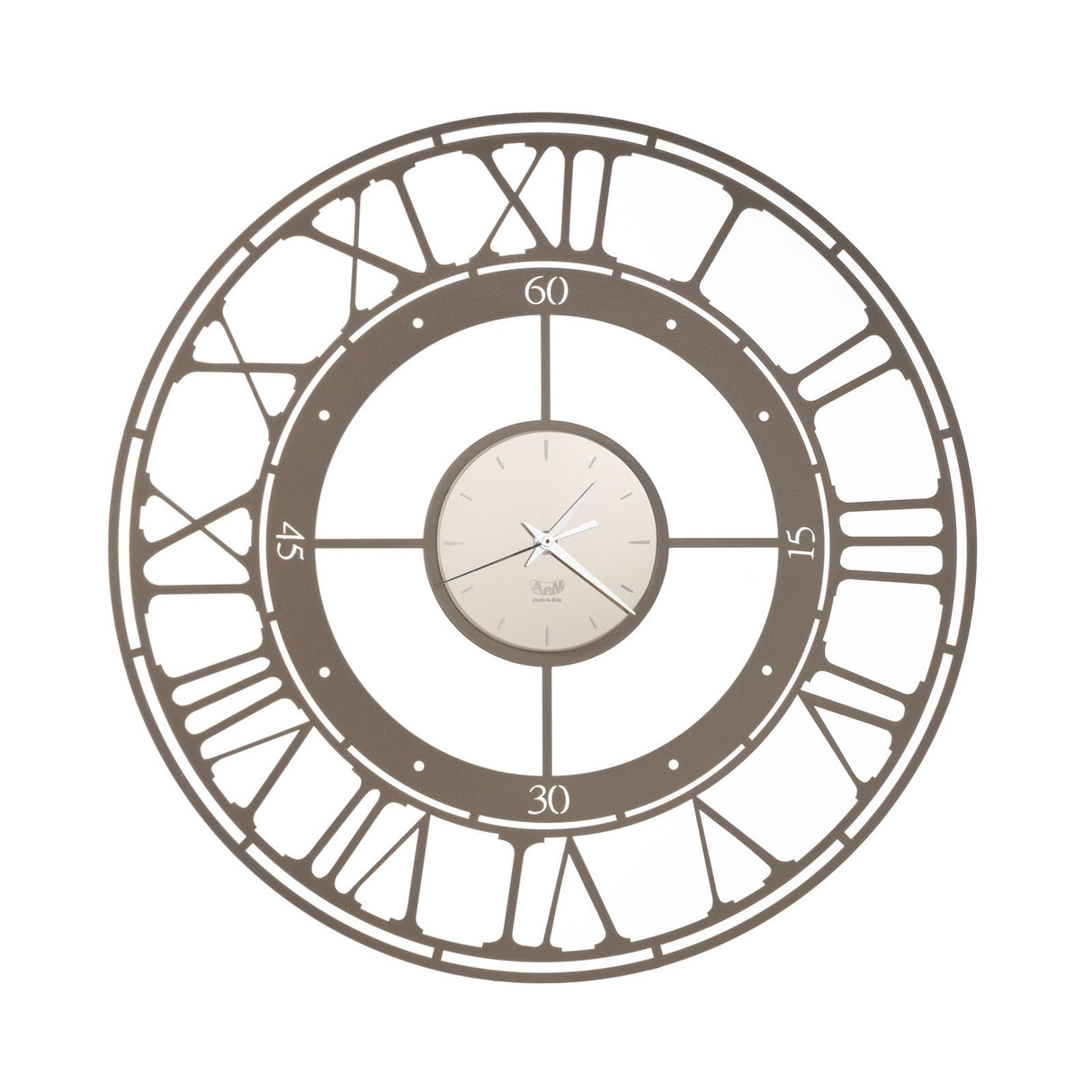 Orologio da parete Koros Arti & Mestieri in metallo design 50 cm