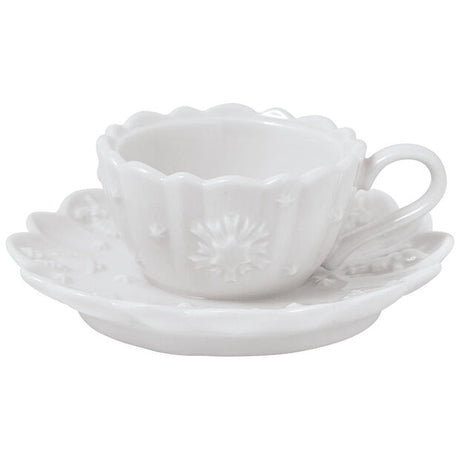 Decorazione tazza da tè Villeroy & Boch in porcellana bianca natalizia