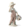 Statuetta Bimbo Quanta Allegria Lladrò in porcellana lucida 21x12 cm
