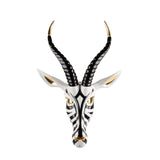 Maschera Antilope Lladrò in porcellana decorativa 57x39 cm