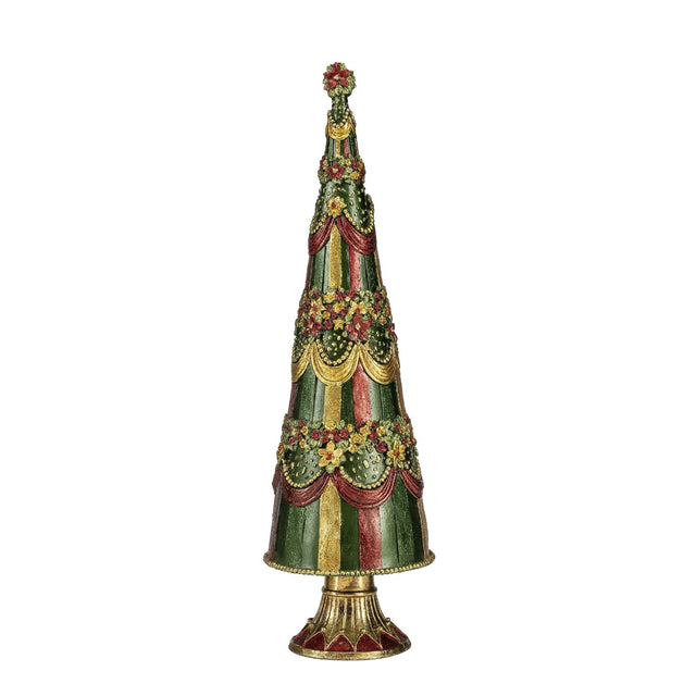 Albero di Natale Palais Royal in poliresina multicolore 43 cm