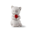 Statuina Gattino Giocherellone Lladrò in porcellana 12x7 cm