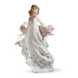 Statuina Donna Splendore Primaverile Lladrò in porcellana colori pastello