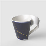 Tazza mug Zodiaco Cancro Villeroy & Boch in porcellana con decori oro