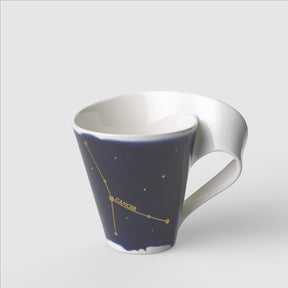 Tazza mug Zodiaco Cancro Villeroy & Boch in porcellana con decori oro