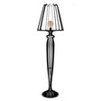 Lampada da terra Minerva Arti & Mestieri in ferro nero 166x38 cm