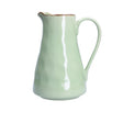 Brocca Concerto Rose & Tulipani in stoneware con bordo dorato 1700ml