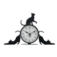 Orologio da tavolo Cattitude Arti e Mestieri in ferro sagomato 48x30 cm
