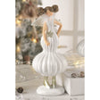 Statuina Angelo Natale Mascagni Casa in resina decorata 28,5 cm