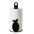 Porta rotoli cucina Duck Arti & Mestieri in ferro nero 30x15 cm