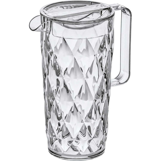 Caraffa Crystal Koziol in plastica termoplastica trasparente 1,6 litri
