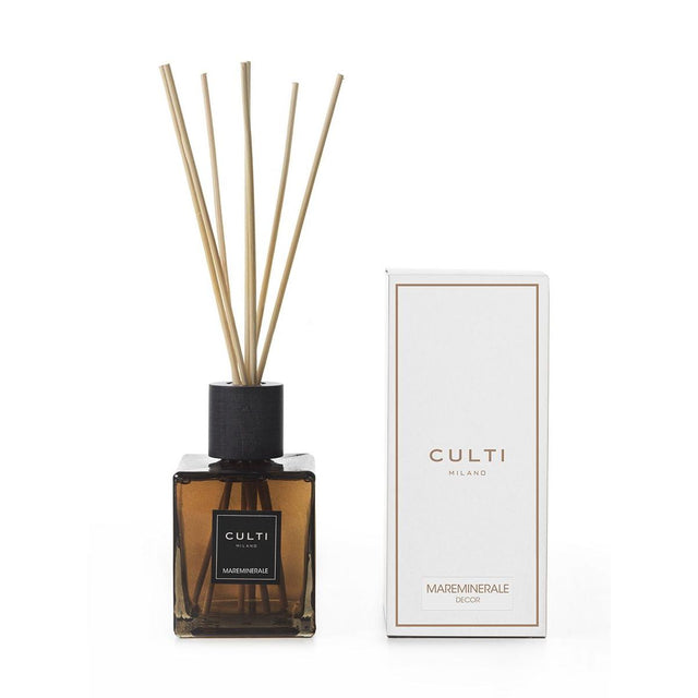 Diffusore bastoncini Culti Milano in vetro squadrato 500 ml Mareminerale