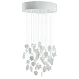 Lampada a sospensione Magic Forest Lladrò in porcellana artigianale 170x80cm