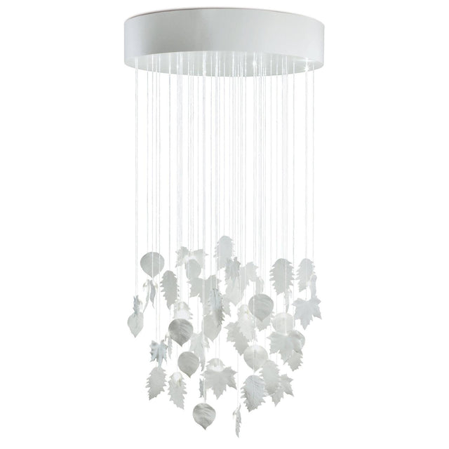 Lampada a sospensione Magic Forest Lladrò in porcellana artigianale 170x80cm
