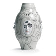 Vaso Conversation II Lladrò in porcellana decorata 52x31 cm