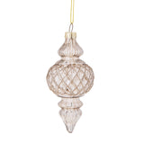 Sfera pendaglio Bianchi Dino in vetro color champagne 14 cm