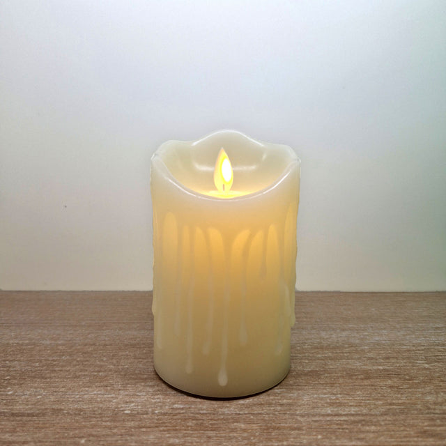 Candela artificiale LED Timstor in plastica effetto realistico 12,5 cm
