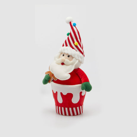 Babbo Natale EDG in tessuto decorativo 35 cm