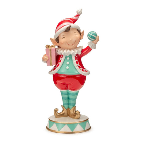 Elfo di Natale Palais Royal in resina decorativa 28 cm
