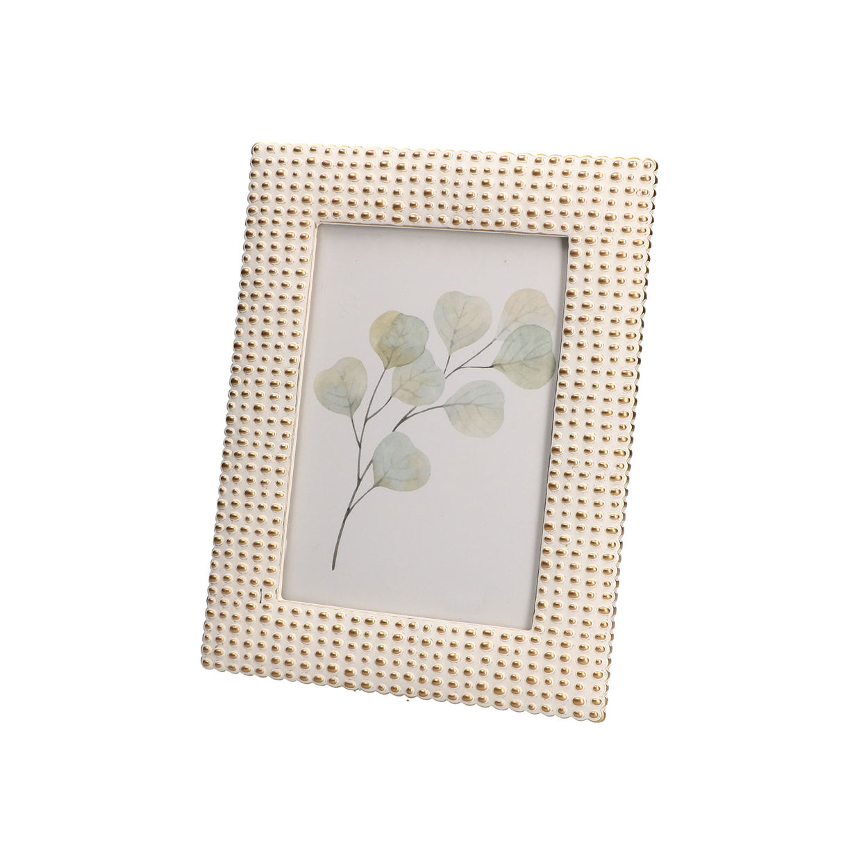 Portafoto Bollicinedoro Rituali Domestici in resina color oro 13x18 cm